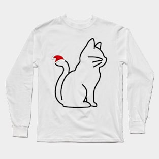 Christmas Cat Long Sleeve T-Shirt